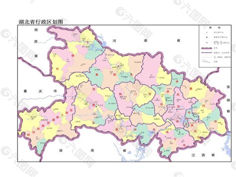 湖北省地图素材免费下载(图片编号:1347086)-六图网