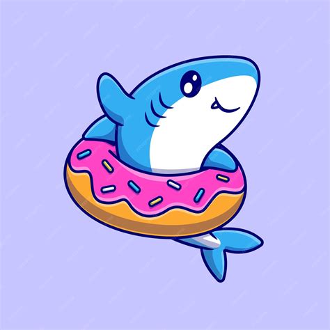 Cute Shark Illustration