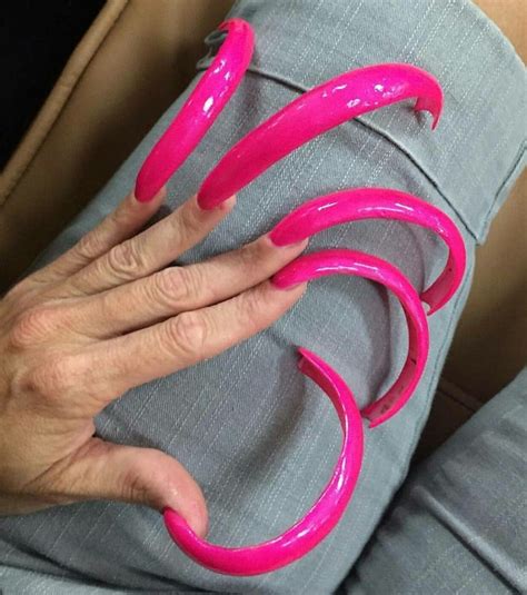 Pin by illcurite on Curved nails | Curved nails, Long nails, Crazy nails