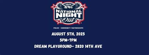 National Night Out 2025 , Kenosha Dream Playground, 5 August 2025 ...