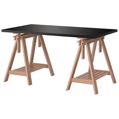 Adjustable Ikea Linnmon Desk Table with Birch Brown India | Ubuy