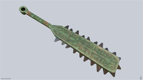 3D Model Mayan Weapon Collection - TurboSquid 2390734