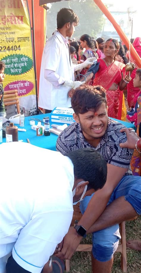 First Aid Camp at Chhath Ghat, Jheel Talab Madhupur 2022