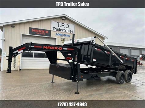New 2024 MAXXD Gooseneck Dump Trailer | 16' x 83' 17.5K GVWR