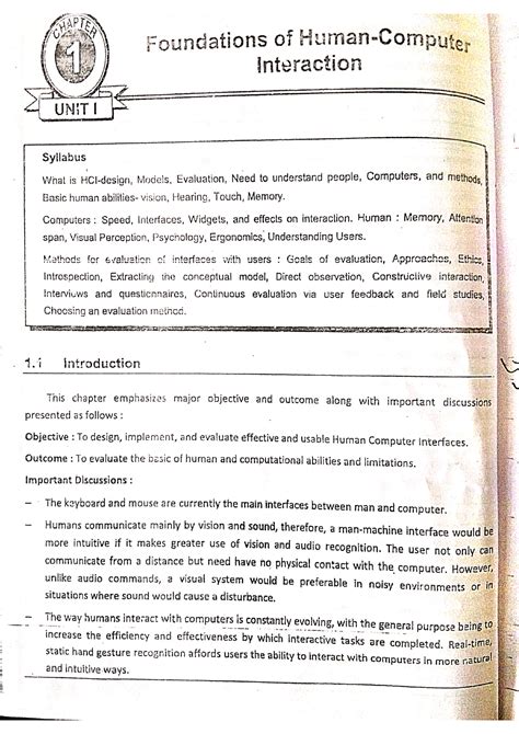 (HCI) Human-Computer Interaction Text Book - Computer Engineering - Studocu