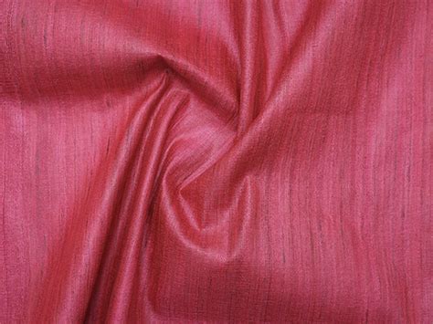 Plain Blush Red Tussar Unstitched Blouse Material – Sundari Silks