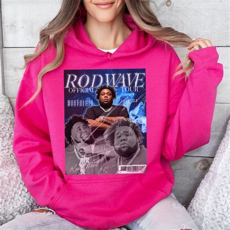 Rod Wave Hoodie Rapper Sweatshirt Trending Tee Rod Wave Vintage 90S Rap ...