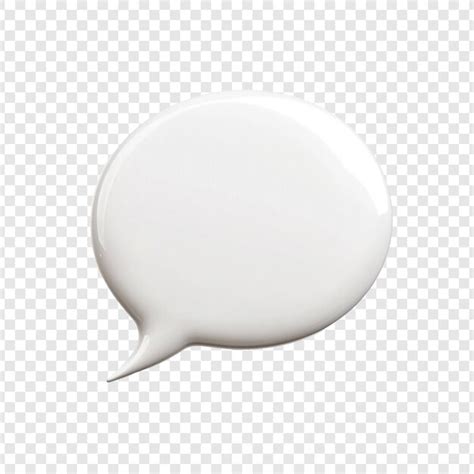 White speech bubble | Premium AI-generated PSD