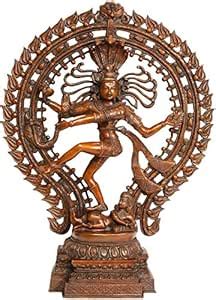 Buy Exotic India Lord Shiva as Nataraja (in Brown Hue) - Brass Statue ...