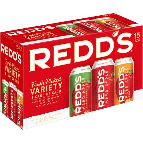 Redd's Variety Pack Beer, 15 Pack