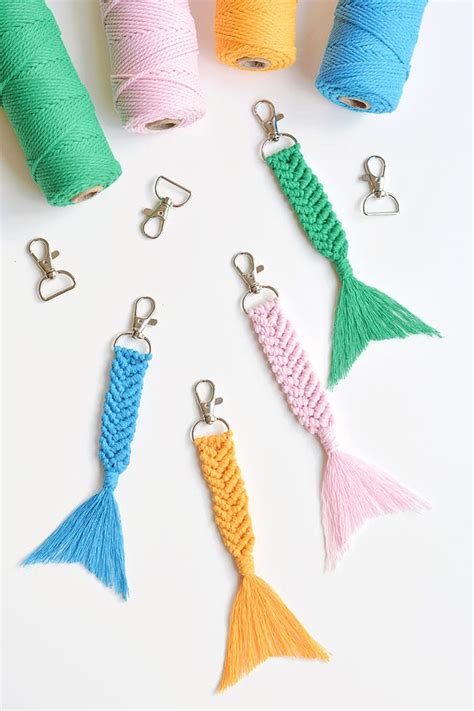 Image result for How to Make Macrame Keychains