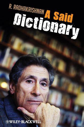 A Said Dictionary eBook : Radhakrishnan, R.: Amazon.in: Kindle Store