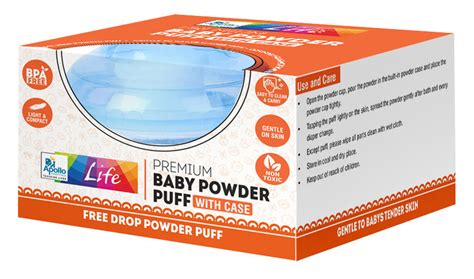 Apollo Life Premium Baby Powder Puff with Case, 1 Count Price, Uses ...