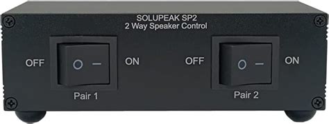 SOLUPEAK 2-Way Premium Speaker Selector Switch Box for India | Ubuy