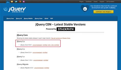 Image result for jQuery CDN JS