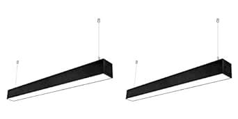 FOS LED Hanging Profile Light 24W (Tube Light), 2-Feet - Pack of 2 ...