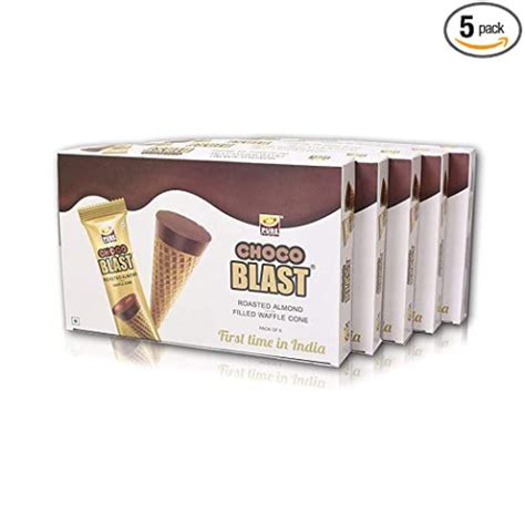 Pure Temptation Gold Roasted Almond Filled Waffle Cone 17 GM : Buy Pure ...