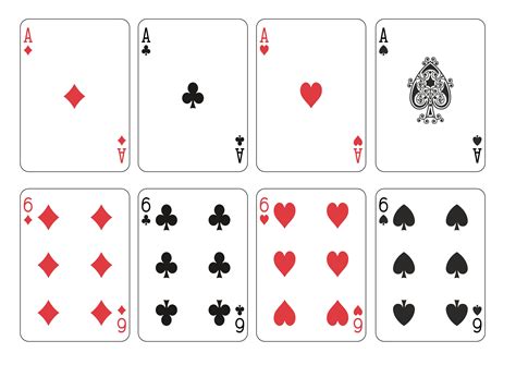 Blank playing card template – Artofit