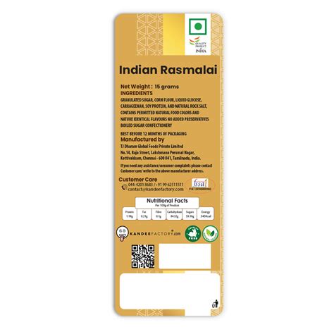 Douxbon Mallowpops - Indian Rasmalai - 50 grams – kandee factory online