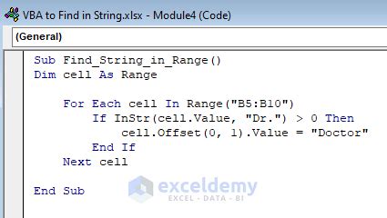 Image result for Excel VBA String Find