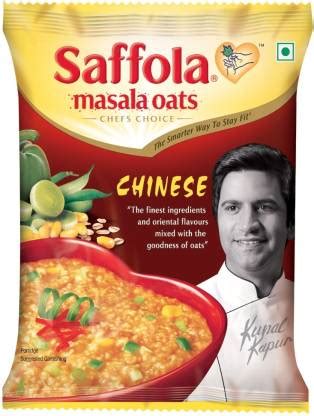 Saffola Chinese Masala Oats Pouch Price in India - Buy Saffola Chinese ...