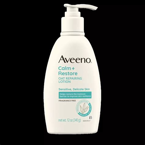 Calm + Restore Sensitive Skin Oat Repairing Lotion | Aveeno®