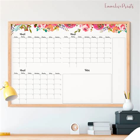 Oversize Wall Calendar - Printable Word Searches