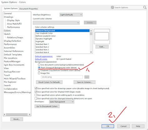 Image result for SolidWorks Background Color