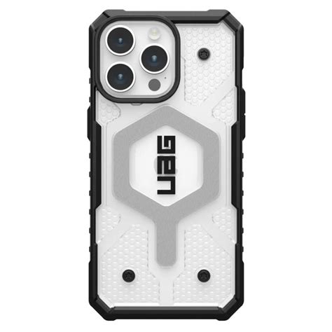 UAG Pathfinder Clear Magsafe Case for iPhone 15 Pro Max - Ice