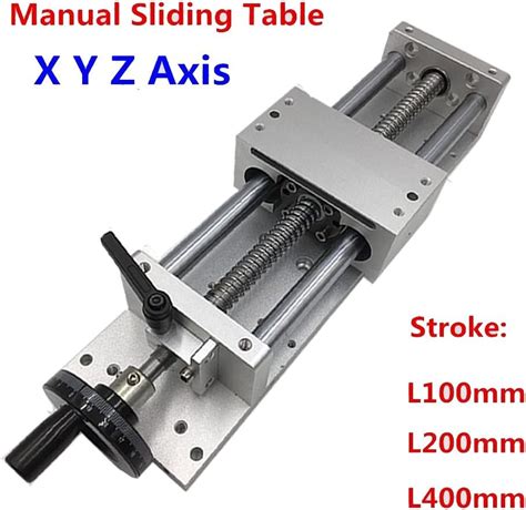 TOAUTO 100mm Linear Stage Actuator with Manual Sliding India | Ubuy