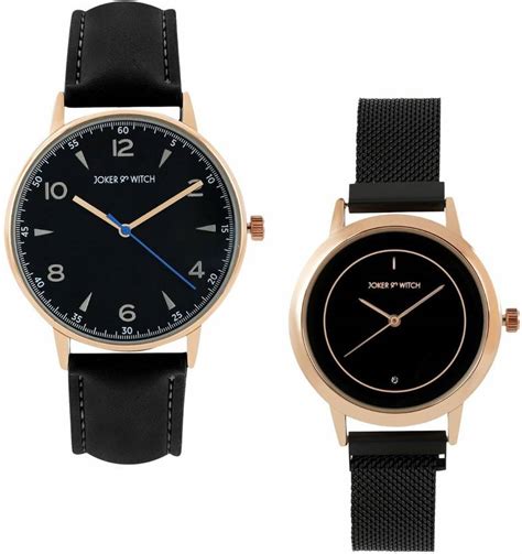 Joker & Witch Hailey & Justin Couple Watches Analog Watch - For Couple ...