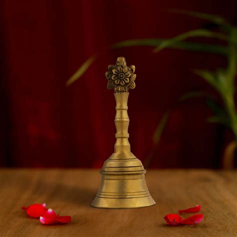 Giri- Brass Temple Bell | Handbell | Bell For Pooja