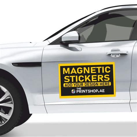 Magnetic Car Sticker Printing - Custom Magnetic Stickers in Dubai