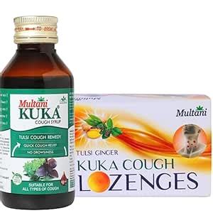 Multani Kuka Cough Combo | Kuka Cough Syrup & Kuka Cough Lozenges ...