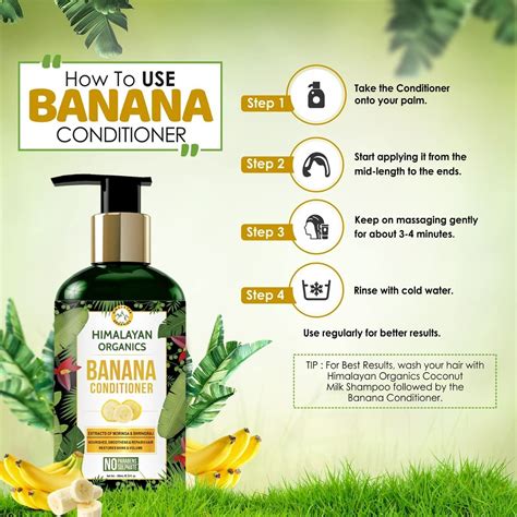 Himalayan Organics Banana Conditioner, 300 ml Price, Uses, Side Effects ...