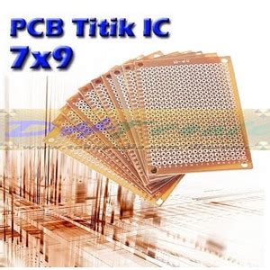 Jual 7x9 CM PCB Titik Lubang IC ( Matrix Circuit Board Bakelite Solder ...