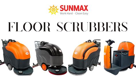 Ride On Floor Scrubber For Sale | SUNMAX Industrial Cleaning Machine