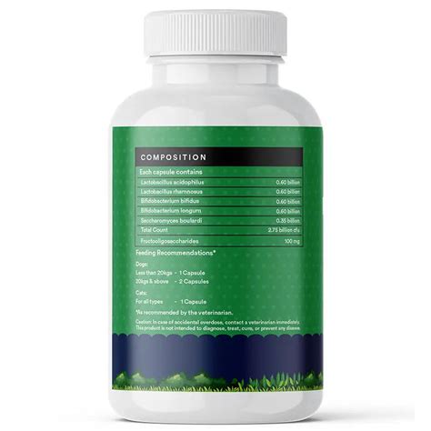 Prebiotics & Probiotics for Dogs Cats Pets Supplements for Gut Health