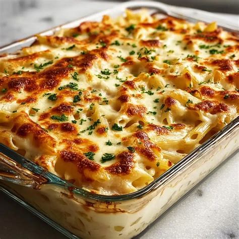 Chicken Alfredo Pasta Bake Recipe – inputrecipes