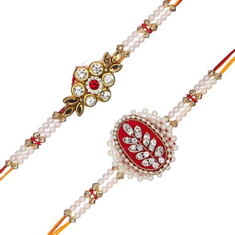 Pack of 2 Rakhis - eCraftIndia Online