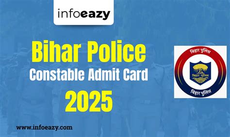Bihar Police Constable Admit Card 2025 Out, Exam Dates, Download Link