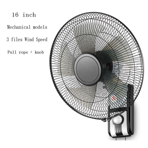 Buy USB charging Electric Fan Household Wall-ed Mechanical Fan Silent ...