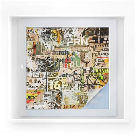 Window foil Torn Poster – square | wall-art.com