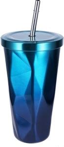 STYLE HOMEZ Double Wall Stainless Steel Vacuum Insulated Coffee Glass ...