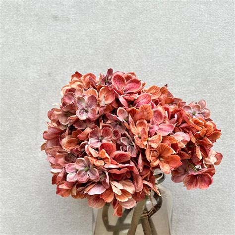 Faux Hydrangea (Carrot) – House of Kaji