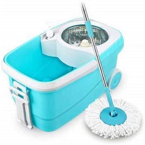 LUKKI Clean Easy Deluxe Spin Mop Bucket, Mop Price in India - Buy LUKKI ...