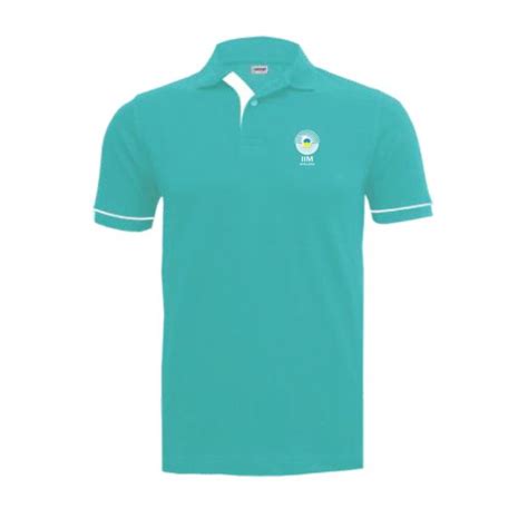 IIM Shillong Crest Polo Mint Blue