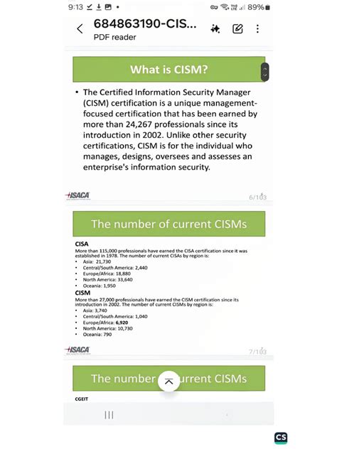 CISM PDF 的图像结果
