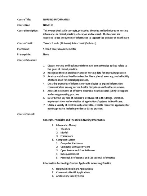 Health Informatics Syllabus 的图像结果