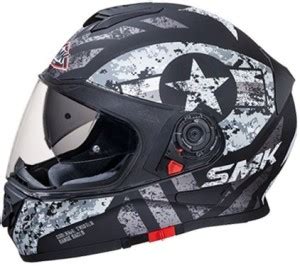 SMK TWISTER CAPTAIN MA266 FULL FACE DUAL VISOR HELMET Motorbike Helmet ...